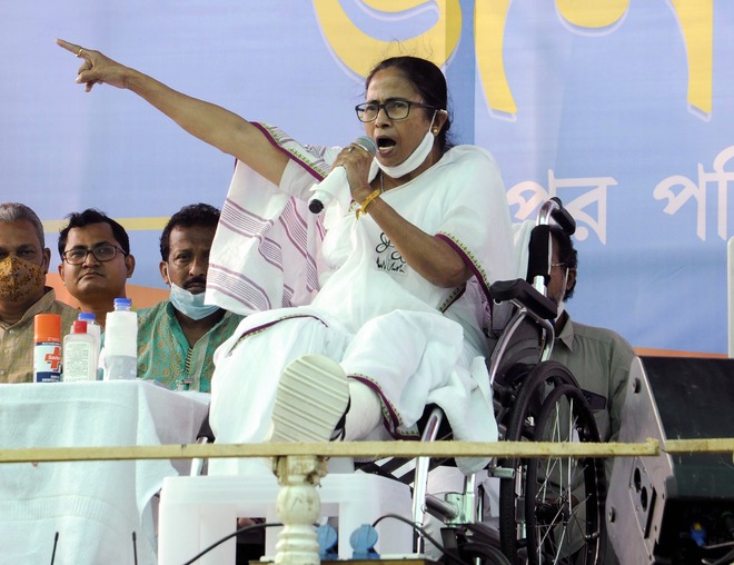 Mamata Banerjee challenges Prime Minister Narendra Modi's claim of saffron party win