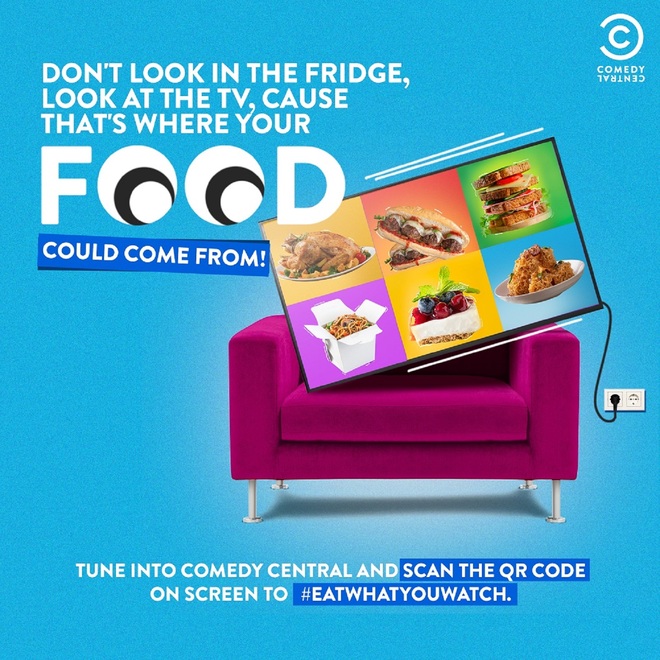 Comedy Central’s initiative Eat What You Watch will allow viewers to eat what they watch!
