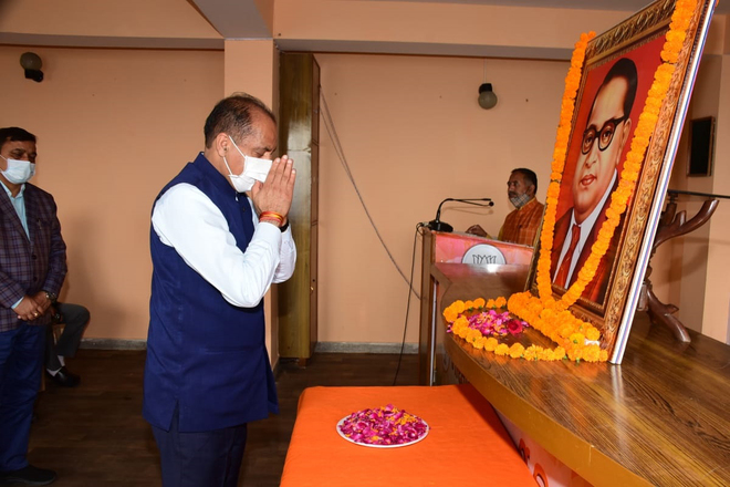 Himachal Governor, CM pay tribute to Ambedkar