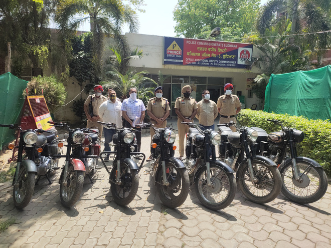 Gang stealing Bullet bikes busted, 3 held in Ludhiana