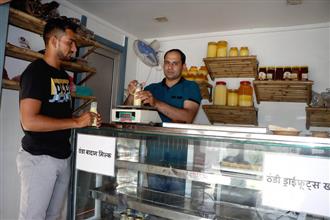 Charki Dadri man quits job to open milk parlour