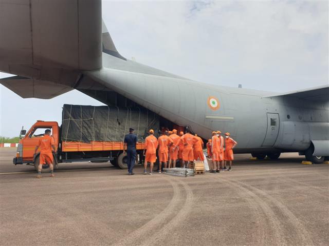IAF airlifts NDRF men and equipment from Punjab to Gujarat to tackle Cyclone Tauktae'