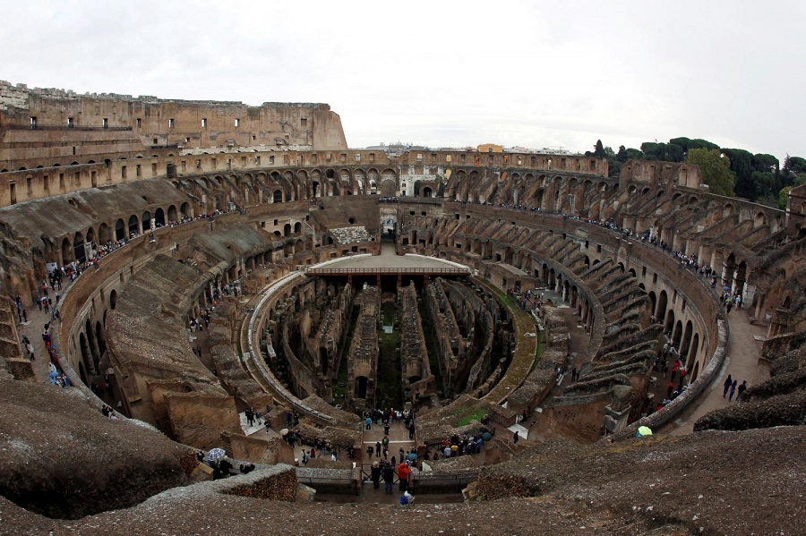 Italy unveils new hi-tech floor design for Colosseum area