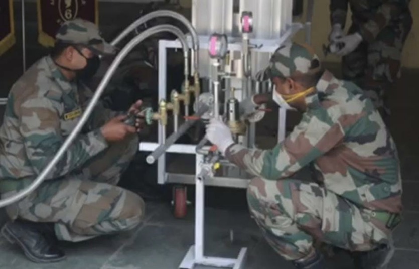 Army engineers come up with innovative solution for conversion of liquid oxygen to bedside oxygen Covid-19 patients