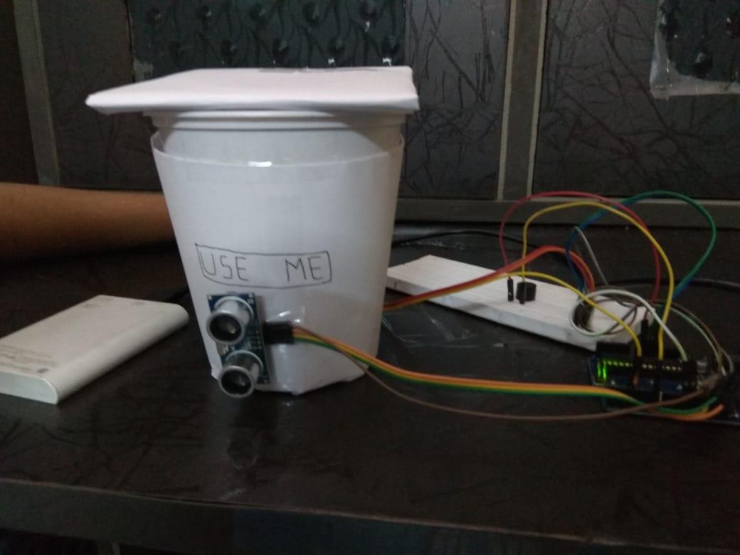 Class VII student invents the Zero Touch Dustbin