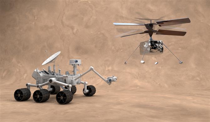 NASA Mars helicopter heard humming through planet's thin air