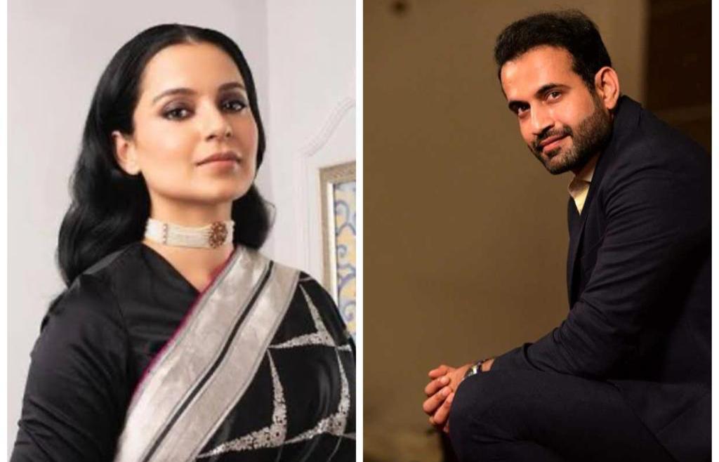 Irfan Pathan takes a dig at Kangana Ranaut for 'spreading hate'; adds 'my tweets are for humanity'