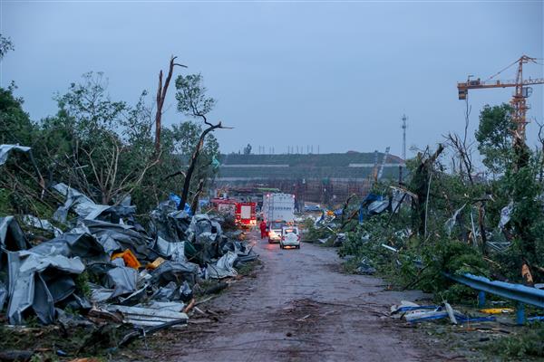 12 killed, over 300 injured in tornado strikes in two Chinese cities