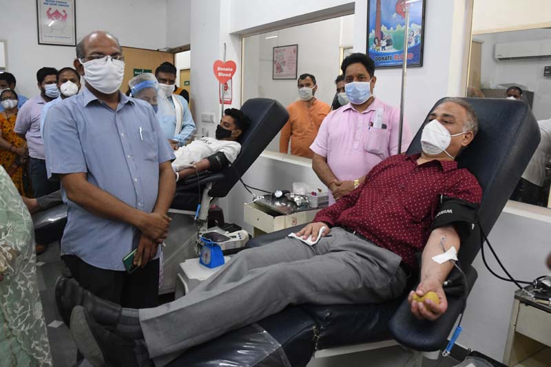 BJP organises blood donation camp at five places in Chandigarh