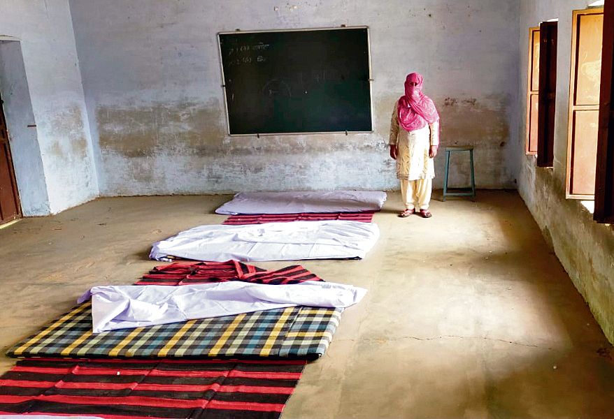 No beds, only mattresses at Covid centre in Haryana