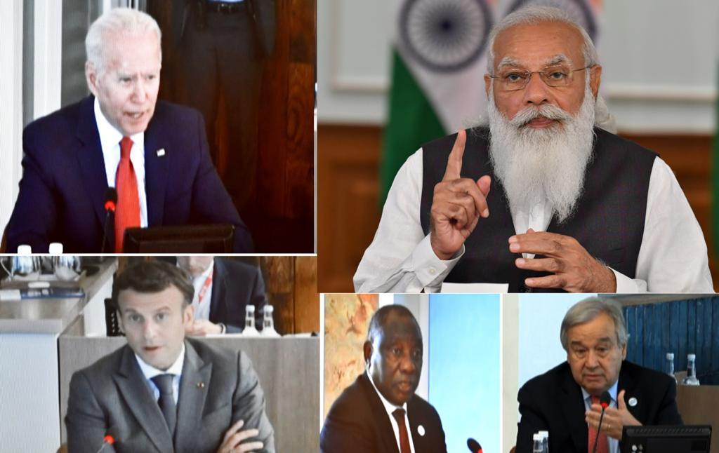 At G7 summit, PM Modi bats for ‘one earth, one health’ approach to combat Covid