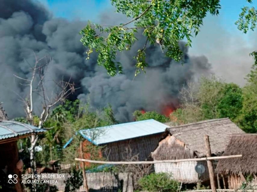 Junta troops burn Myanmar village in escalation of violence