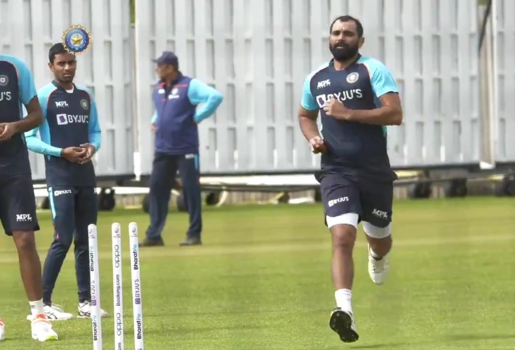 Indian team undergoes first group training session ahead of WTC final