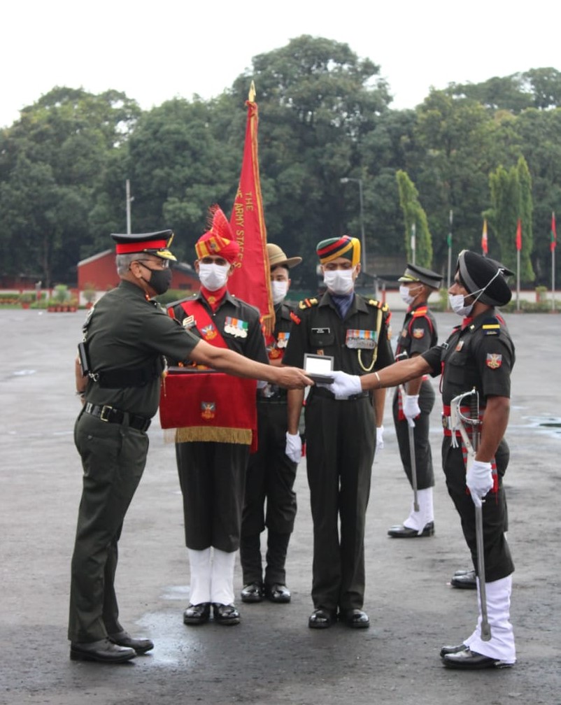 Newly commissioned Lieutenant from Punjab stands third in order of merit at Indian Military Academy