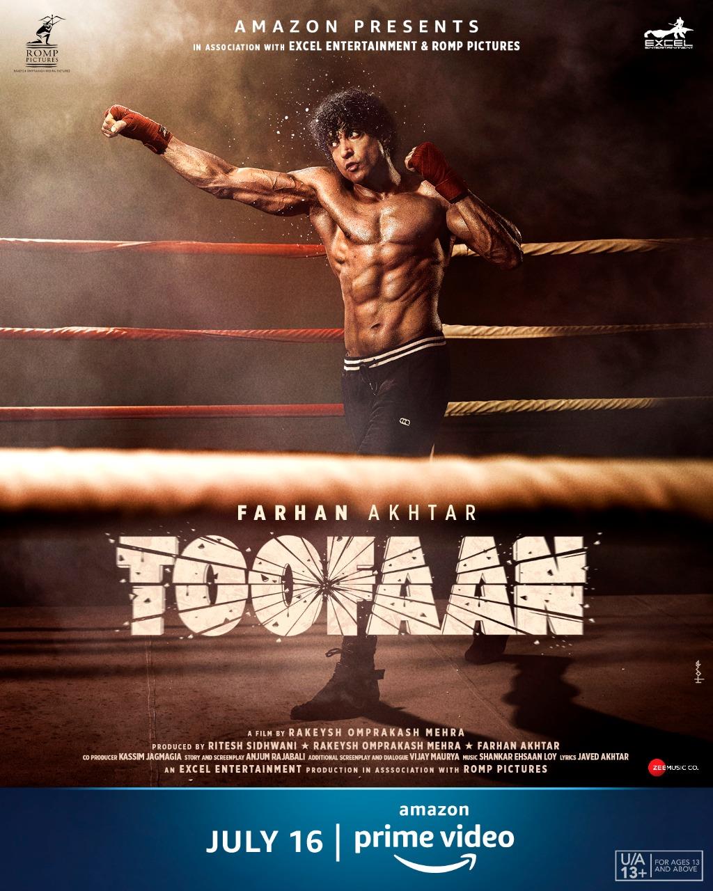 Farhan Akhtar's 'Toofaan' to release on Amazon Prime Video in July