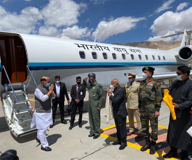Rajnath Singh begins visit to Ladakh amid stalemate in disengagement process with China