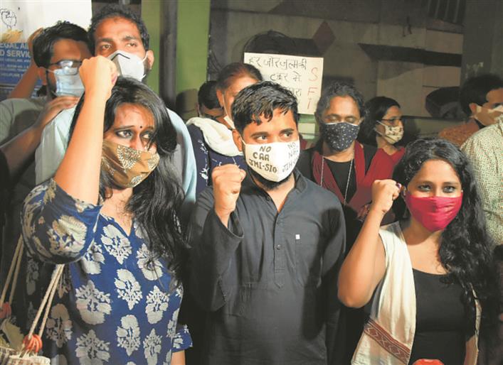 2 days after bail, student activists out of Tihar Jail