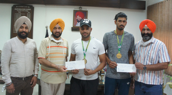 Players in Jalandhar awarded Scholarship