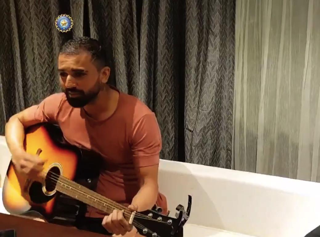 Watch: Deepak Chahar sings medley of Bollywood classics, shows off guitar skills