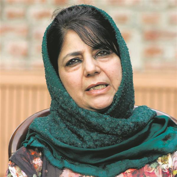 Mehbooba Mufti: Talks with Pak must to end bloodshed in J&K