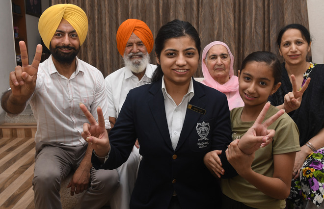 Two cousins from St Xavier’s, YPS girl top tricity with 99.75%