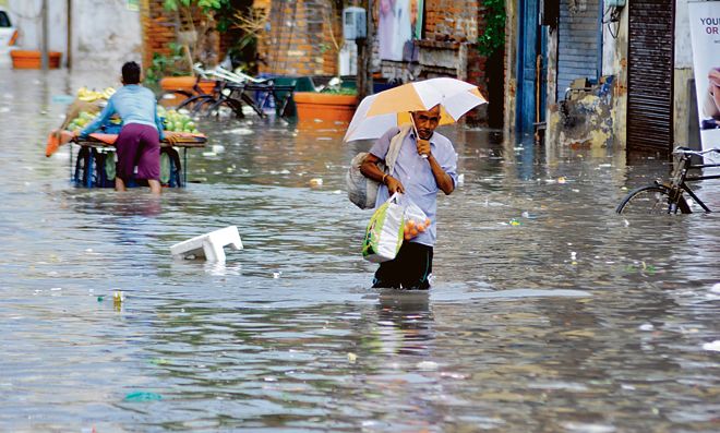 Rain leaves most areas waterlogged in Patiala