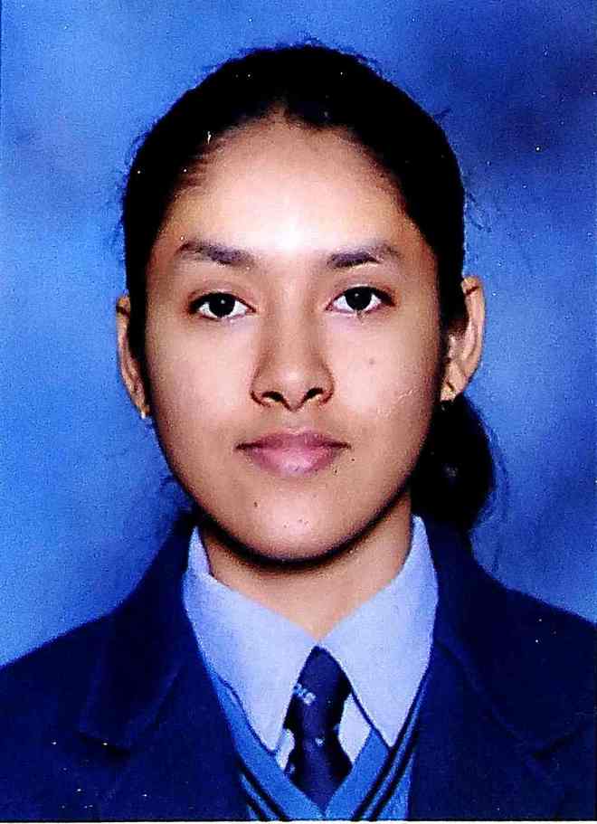 Parnika Sisodia overall Mohali topper in CBSE Class XII exams