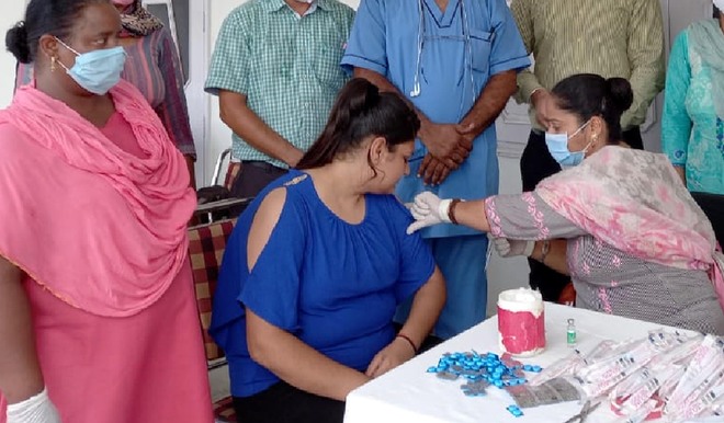 Punjab starts vaccination drive for protesting farmers at Tikri