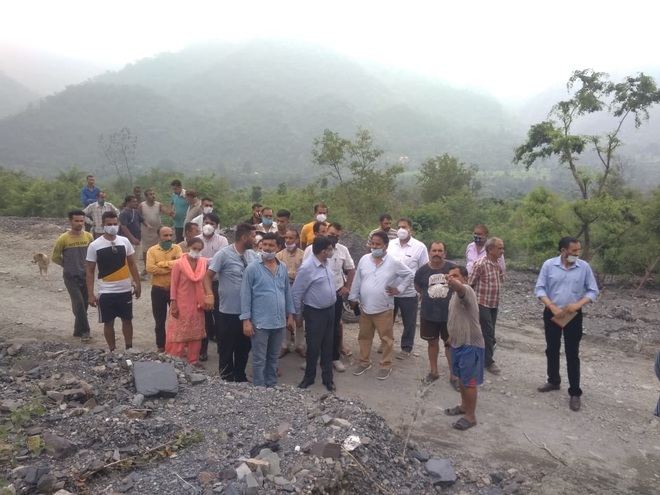 Shillai villagers in fear as hill erodes