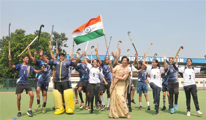 DAV Public School, Jalandhar, celebrates success of its hockey star Hardik Singh