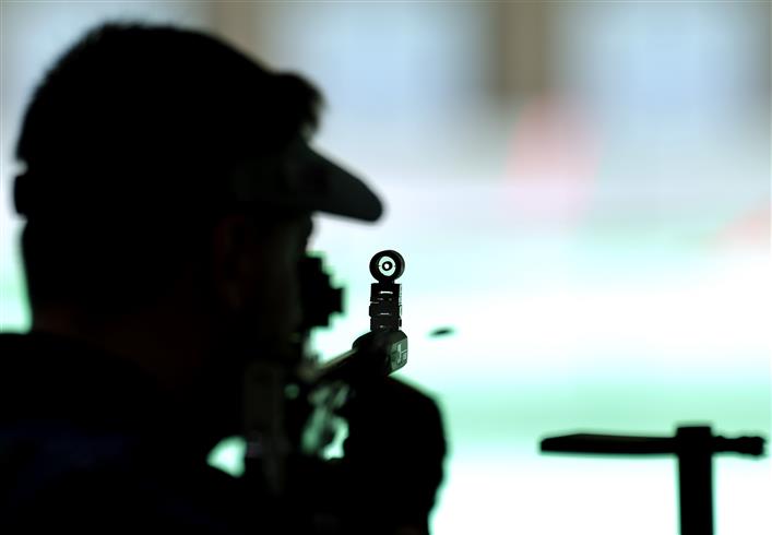 World No 2 shooter shoots rival’s target at Olympics after being distracted by jacket button