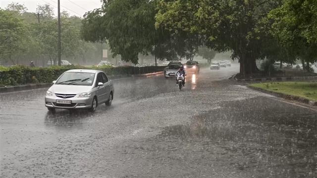 Heavy rains lash Chandigarh and surrounding areas
