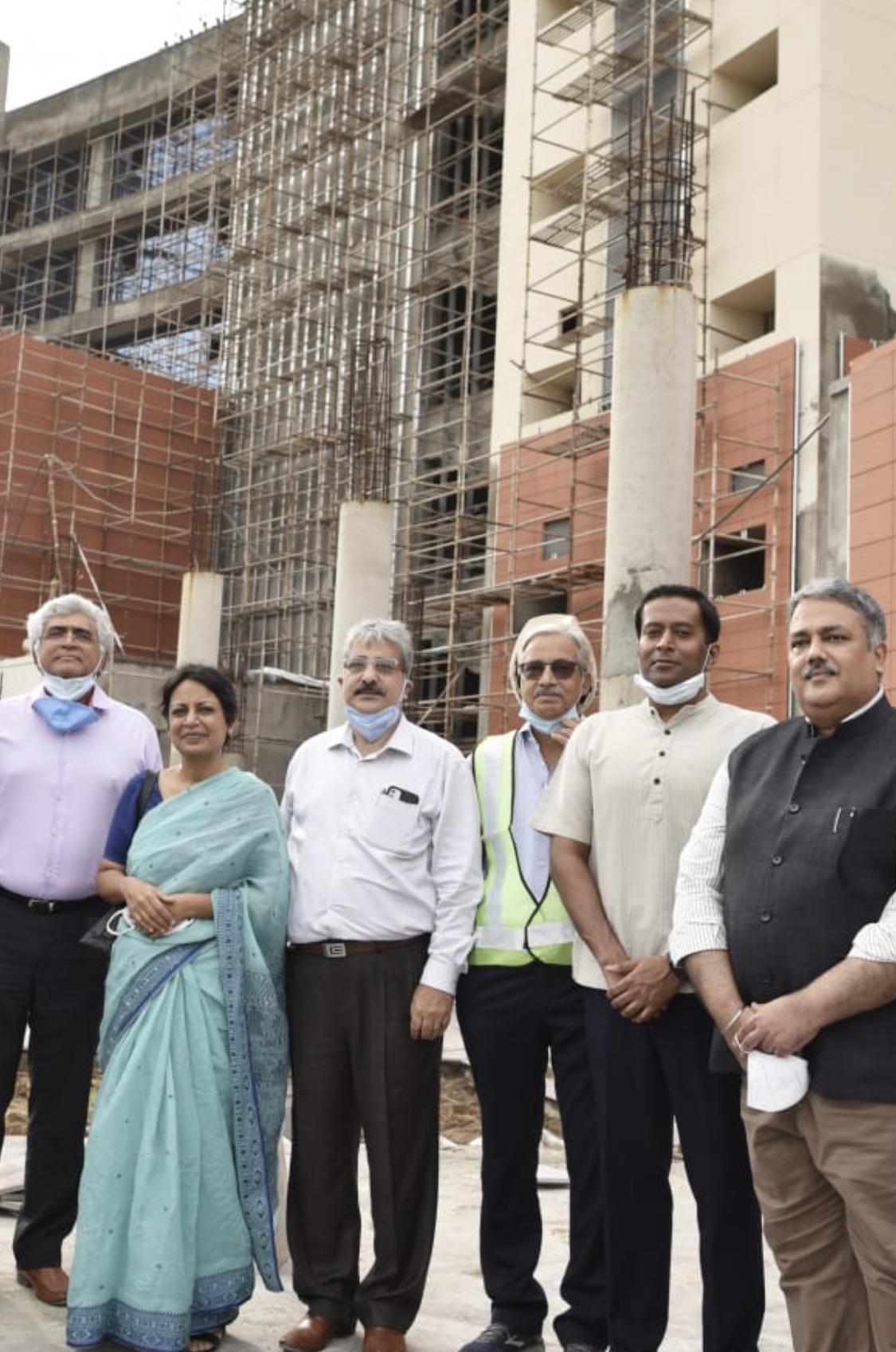 Punjab Chief Secretary Vini Mahajan reviews progress of Homi Bhabha Cancer Hospital and Research Centre at New Chandigarh