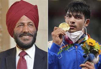 Neeraj Chopra dedicates gold to Milkha Singh, fulfils his wish of Olympic medal in track and field events