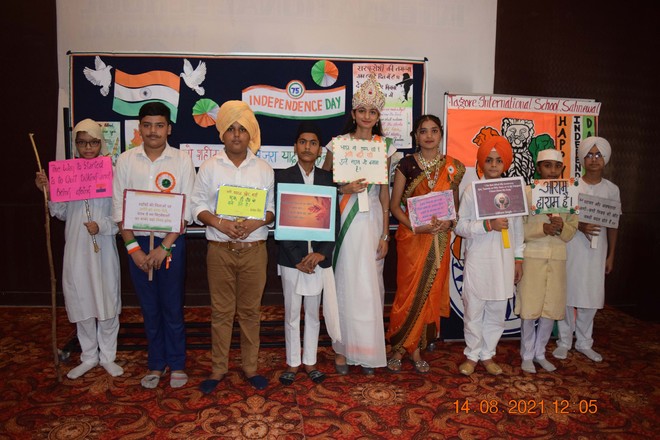 Independence Day celebrated at Tagore International School, Sahnewal
