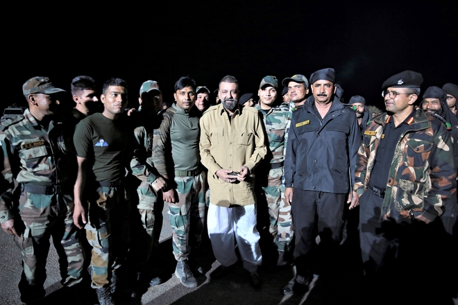 When Sanjay Dutt met the soldiers…