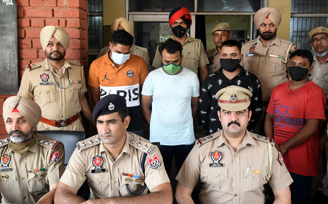 Six of 2 gangs arrested for loot, carjacking in Zirakpur