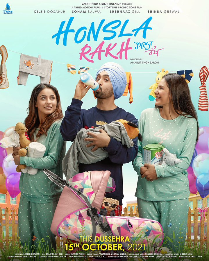Download Honsla Rakh (2021) Punjabi Full Movie 480p | 720p | 1080p [Hdrip]