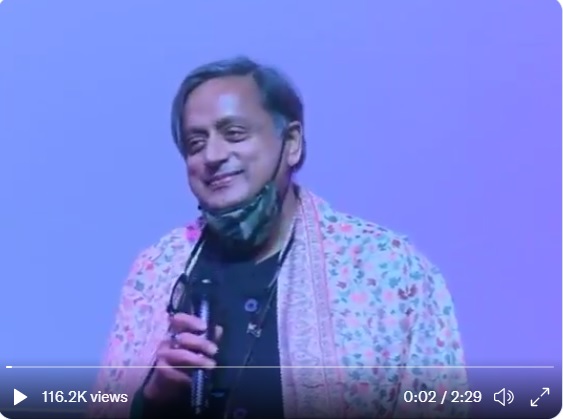 When Shashi Tharoor decides to perform, twitterati applauds