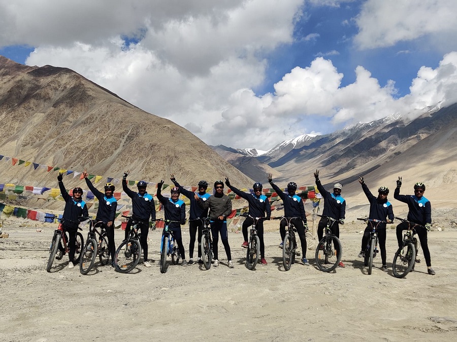 After capturing Himalayas, ITBP bikers head towards Delhi