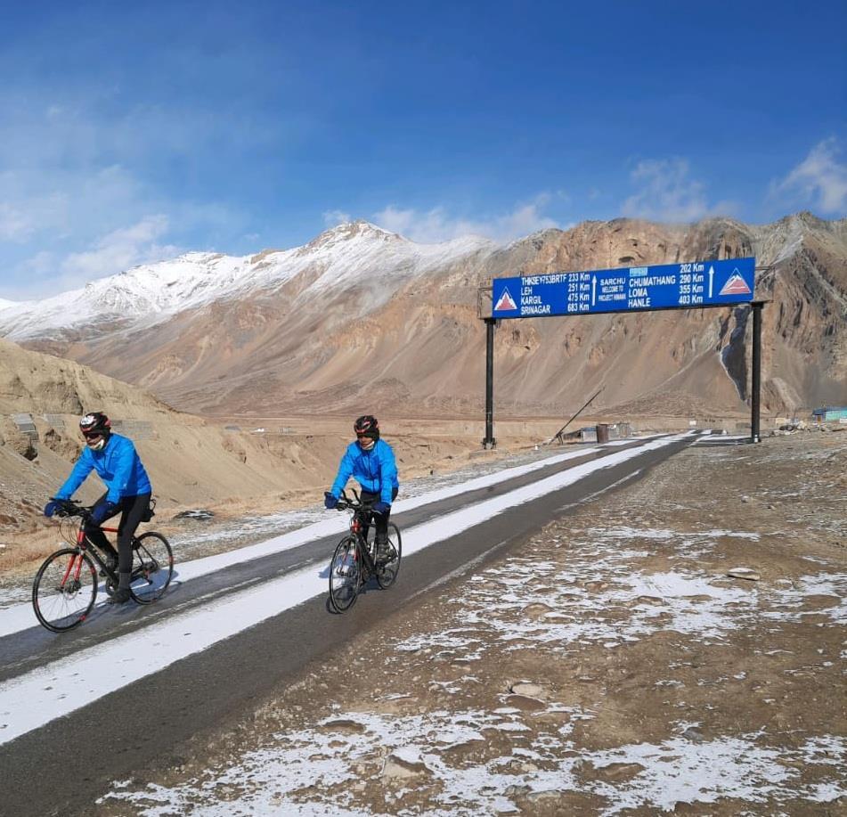 Army officer attempts Guinness record for fastest solo cycling between Leh and Manali