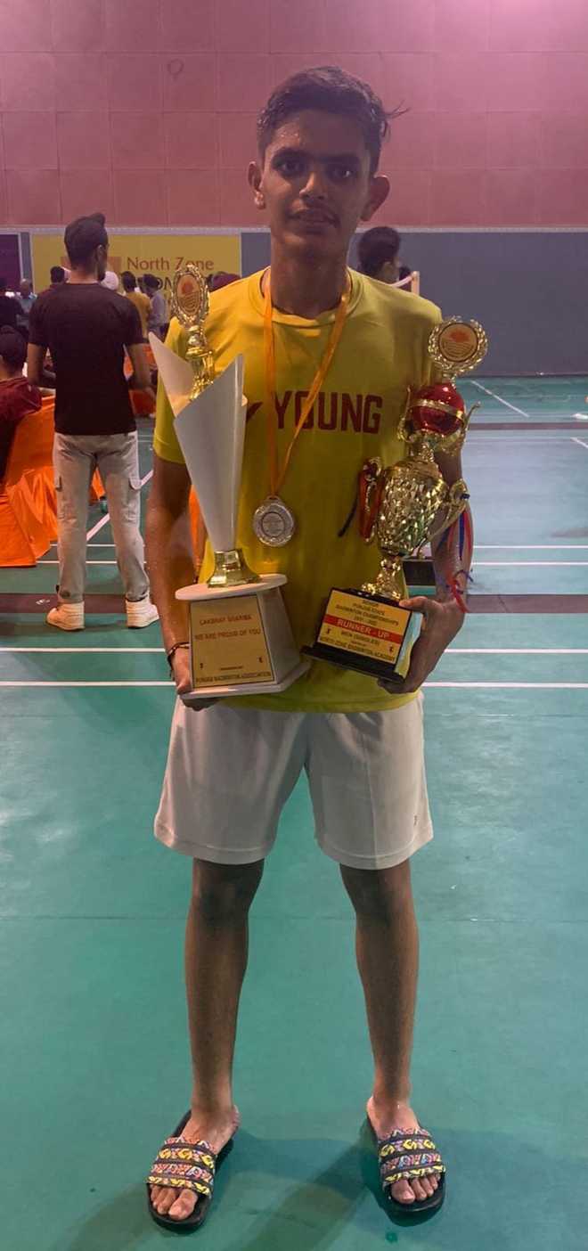 Ludhiana lad Lakshay wins silver medal in Punjab Sr Badminton Championship