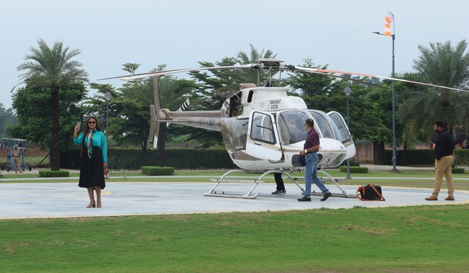 Ludhiana man sets up private chopper services for business trips, joyride