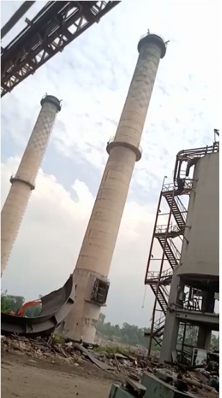 Two chimneys of Bathinda thermal plant demolished