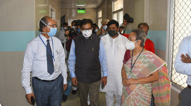 Parliamentary panel inspects health infrastructure in Chandigarh