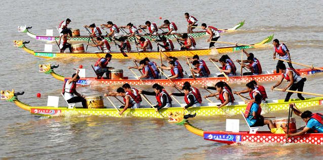 Dragon boat race contest from October 9