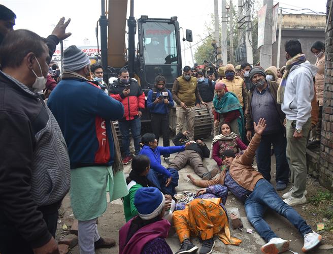 Demolition drive in Panipat postponed after protest