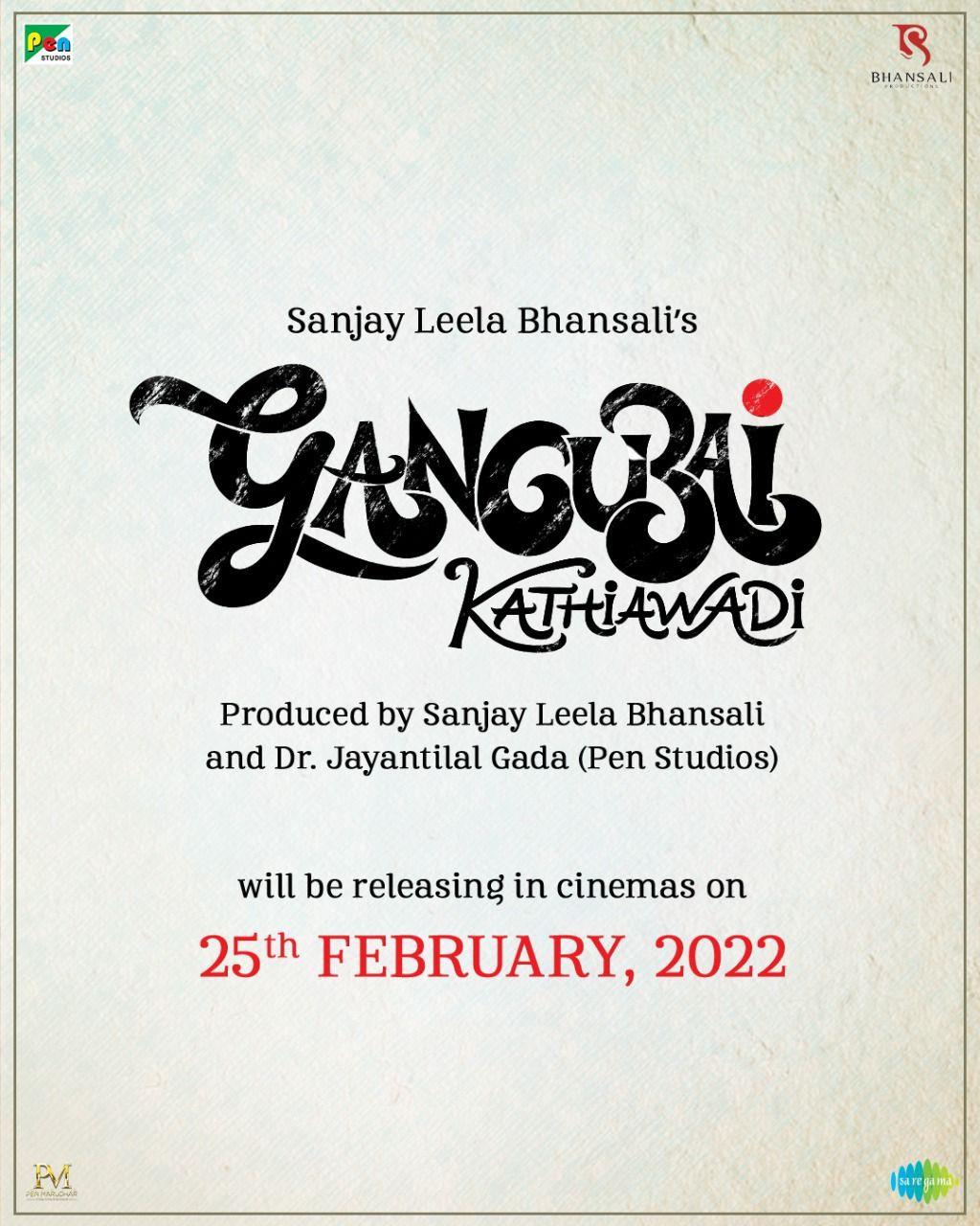 Sanjay Leela Bhansali's 'Gangubai Kathiawadi' to release on Feb 25