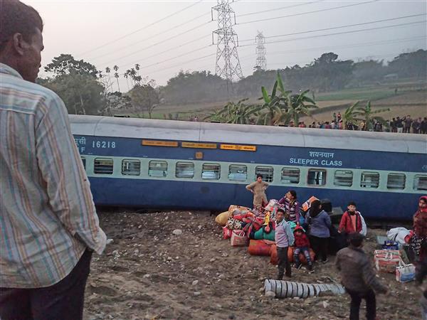 Problem with locomotive's equipment, says railway minister after inspecting Bikaner-Guwahati train accident site