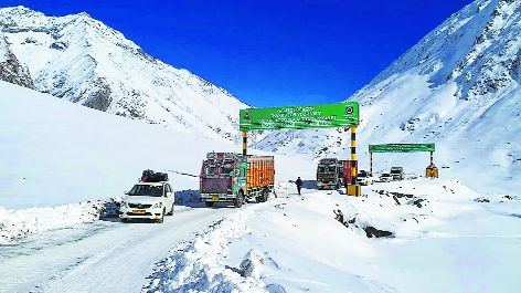 Govt developing road network in Ladakh